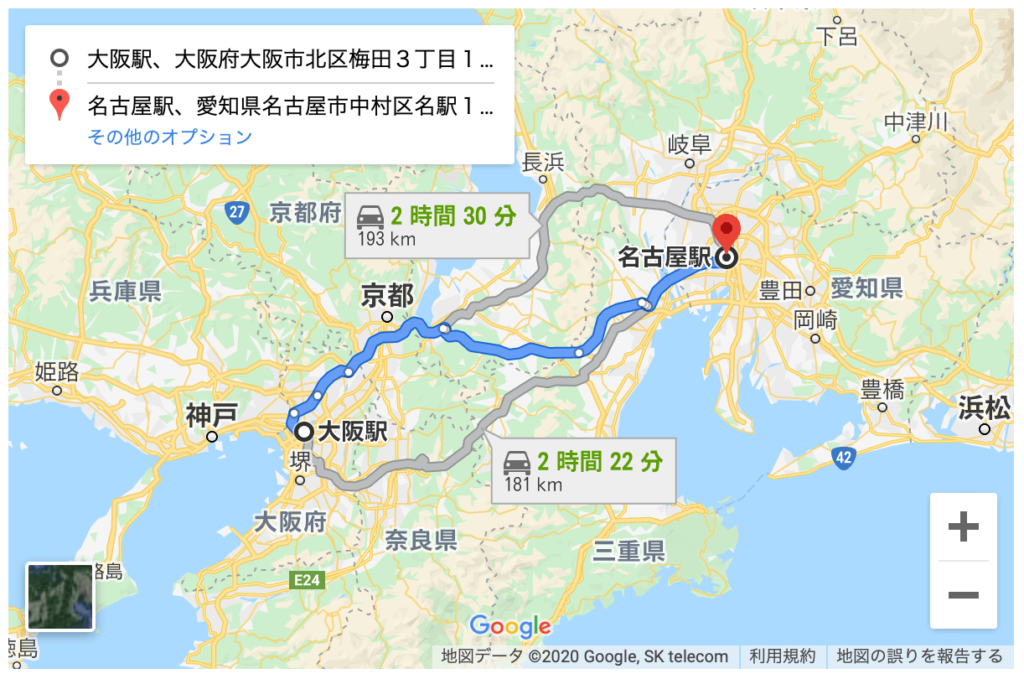 節約術 損してない 大阪 名古屋の往復高速代が約３０００円安くなる 関西のドライブならルートリップ Rootripー